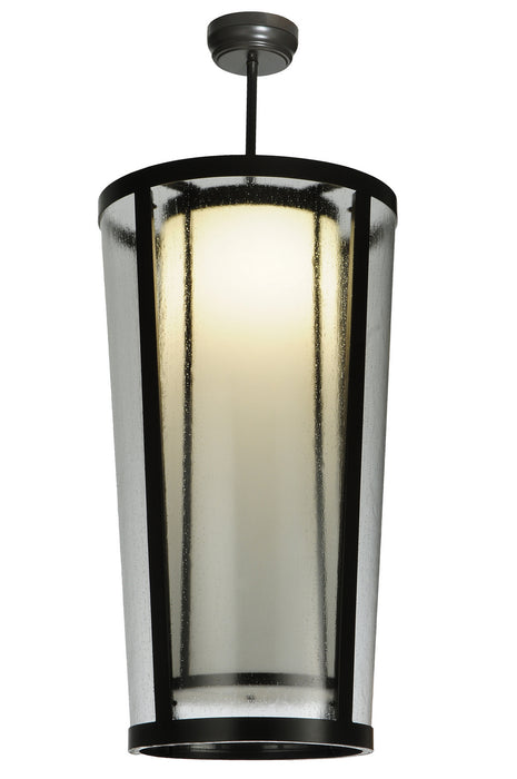 Meyda Tiffany 249257 One Light Semi-Flushmount, Timeless Bronze