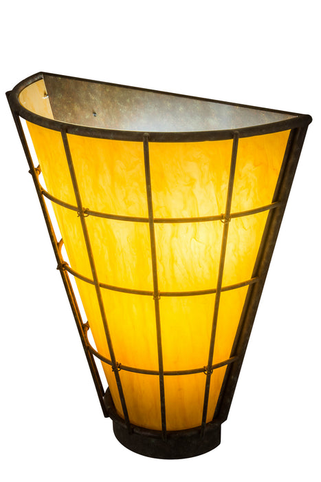 Meyda Tiffany 249449 Three Light Wall Sconce, Capri