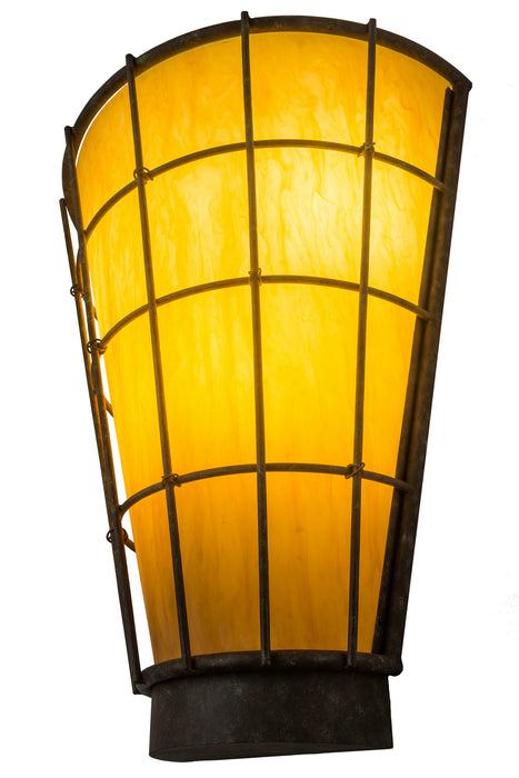 Meyda Tiffany 249449 Three Light Wall Sconce, Capri