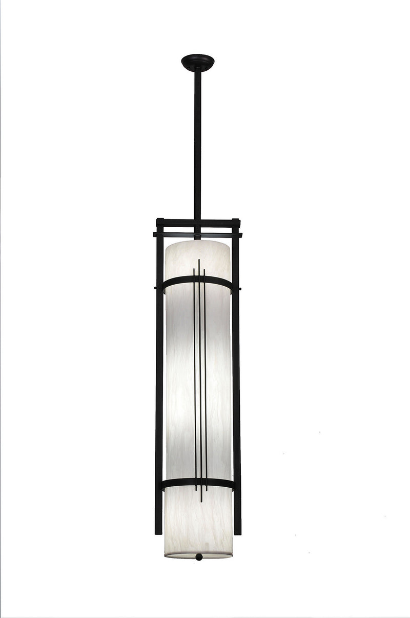 Meyda Tiffany 249583 Four Light Pendant, Textured Black