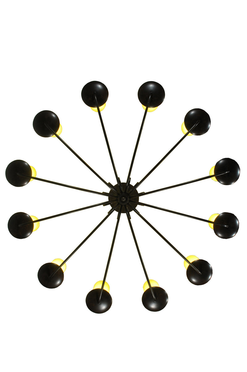 Meyda Tiffany 249649 12 Light Chandelier, Coffee Bean