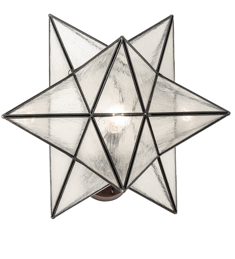 Meyda Tiffany 249783 One Light Post Mount, Mahogany Bronze