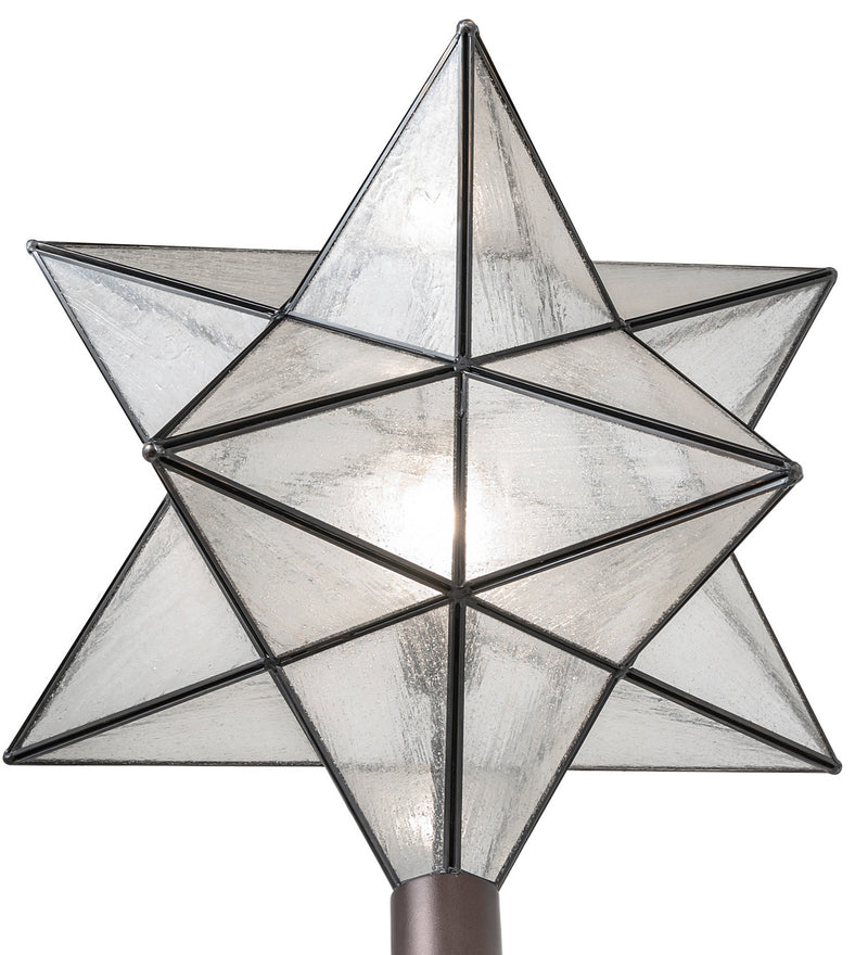 Meyda Tiffany 249783 One Light Post Mount, Mahogany Bronze