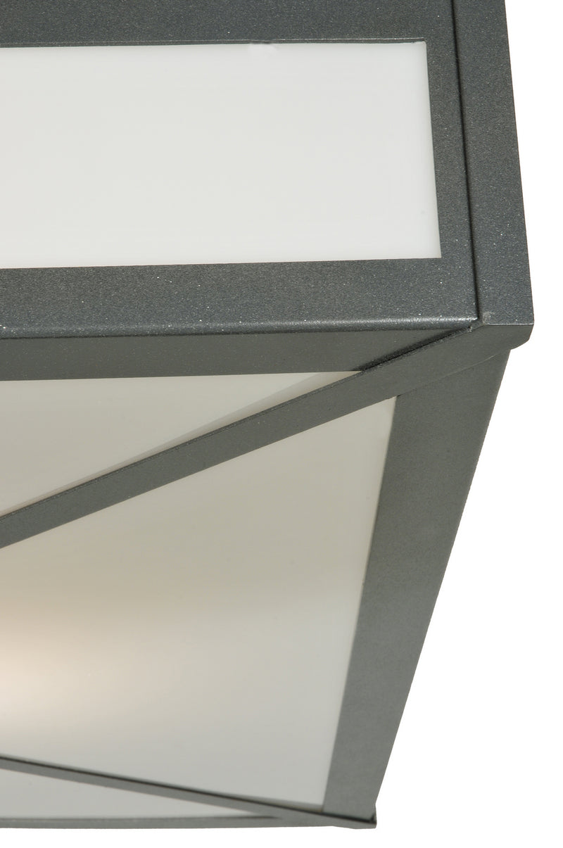 Meyda Tiffany 249975 Four Light Flushmount, Blackened Pewter