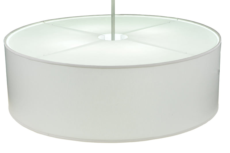 Meyda Tiffany 250037 Four Light Pendant, Nickel Powder Coat