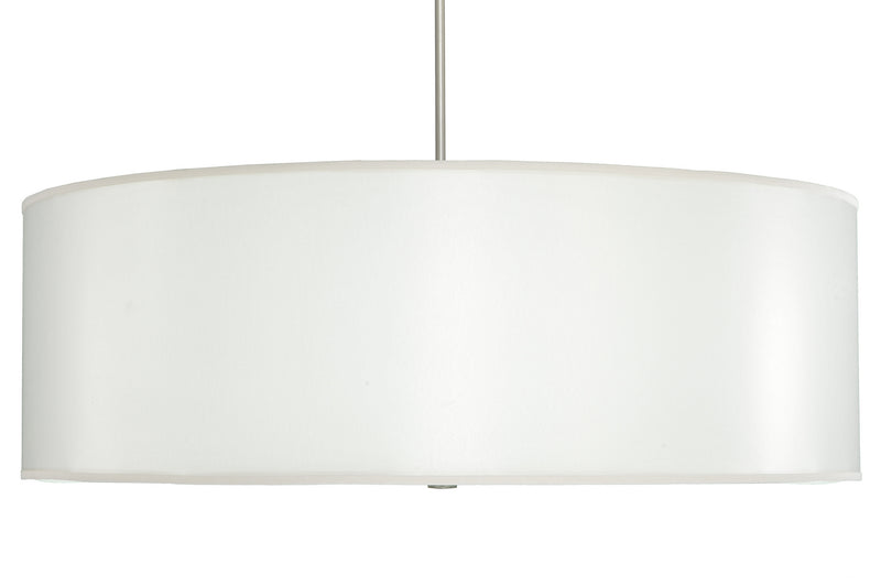 Meyda Tiffany 250037 Four Light Pendant, Nickel Powder Coat