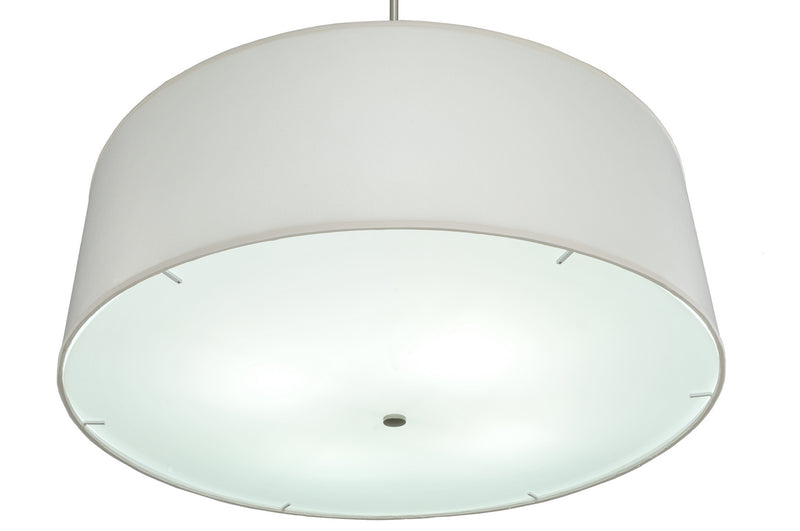 Meyda Tiffany 250037 Four Light Pendant, Nickel Powder Coat