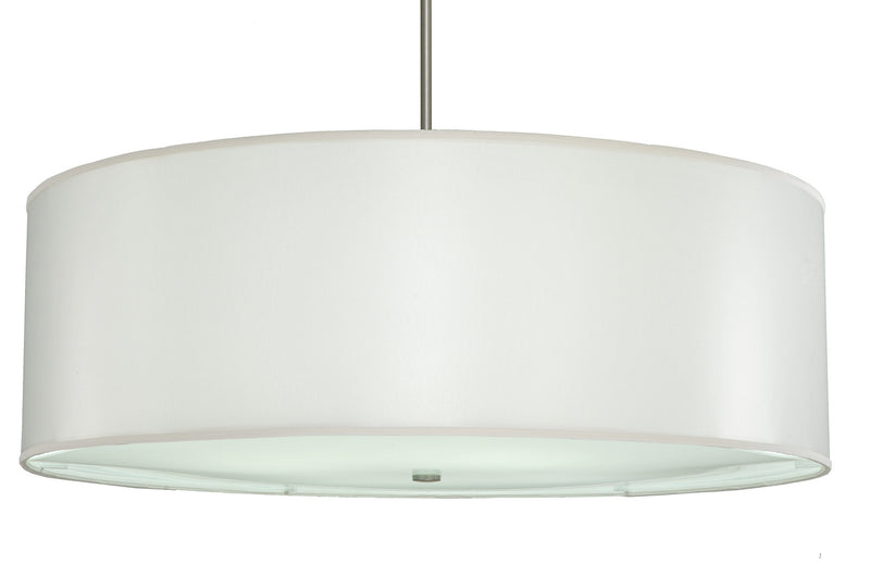 Meyda Tiffany 250037 Four Light Pendant, Nickel Powder Coat