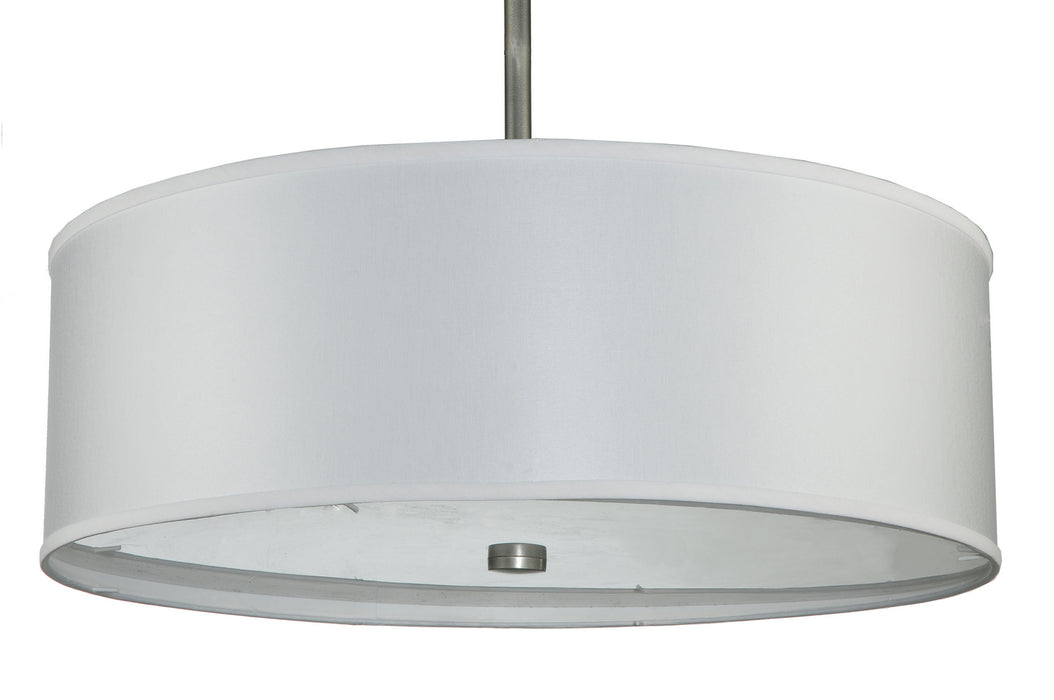 Meyda Tiffany 250070 Three Light Pendant, Nickel Powder Coat