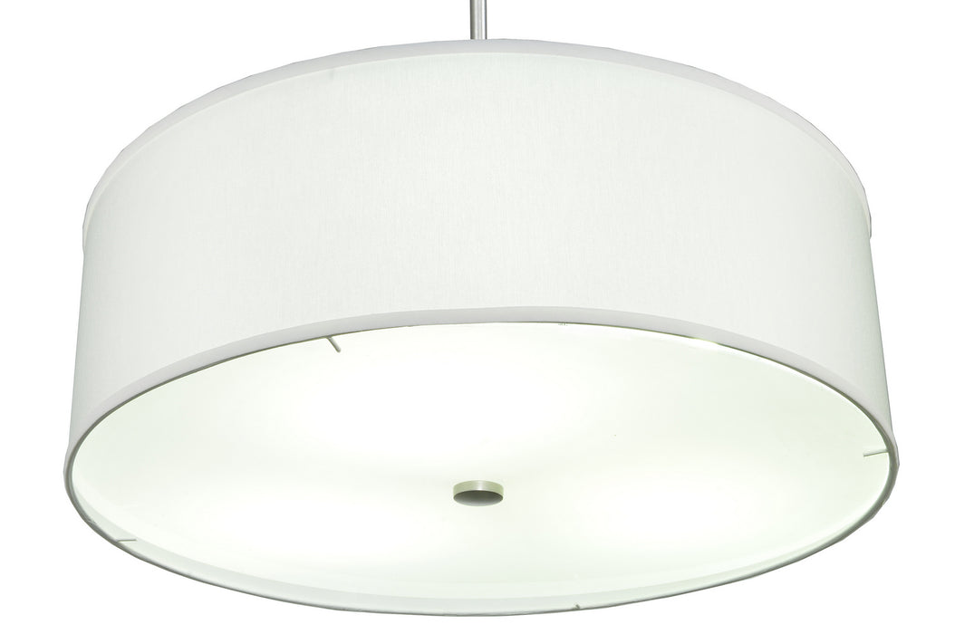 Meyda Tiffany 250070 Three Light Pendant, Nickel Powder Coat