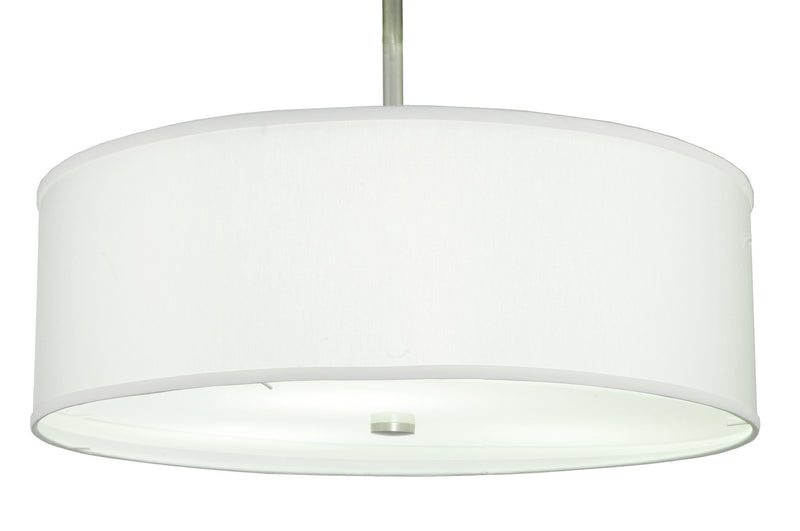 Meyda Tiffany 250070 Three Light Pendant, Nickel Powder Coat