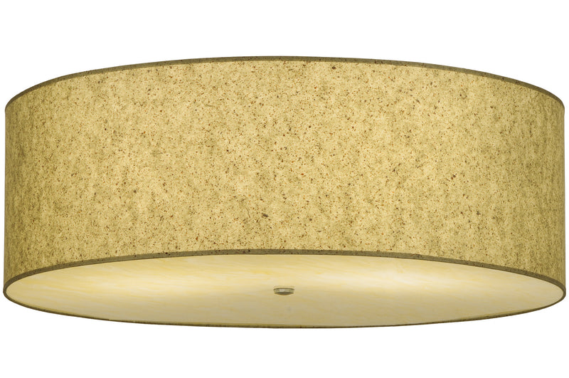 Meyda Tiffany 250180 Three Light Flushmount, Natural Aluminum