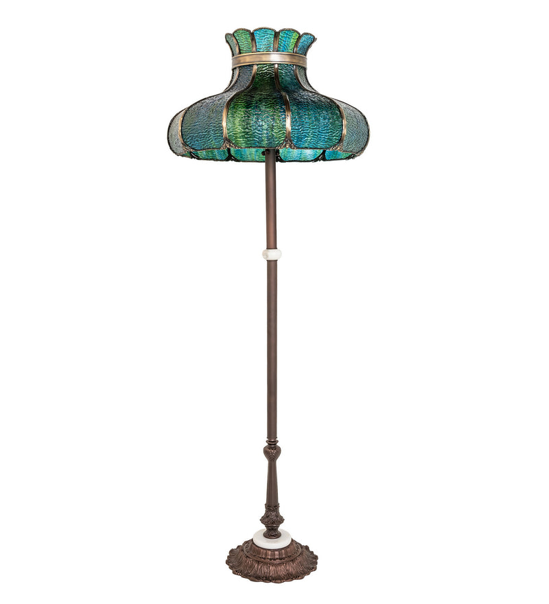 Meyda Tiffany 250203 Three Light Floor Lamp, Mahogany Bronze