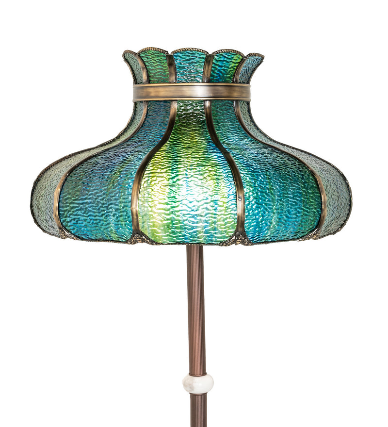 Meyda Tiffany 250203 Three Light Floor Lamp, Mahogany Bronze
