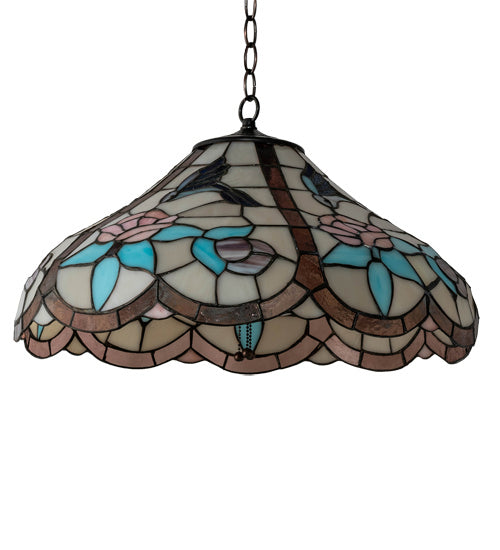 Meyda Tiffany 38661 Three Light Pendant, Mahogany Bronze
