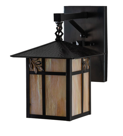 Meyda Tiffany 41371 One Light Wall Sconce, Craftsman Brown