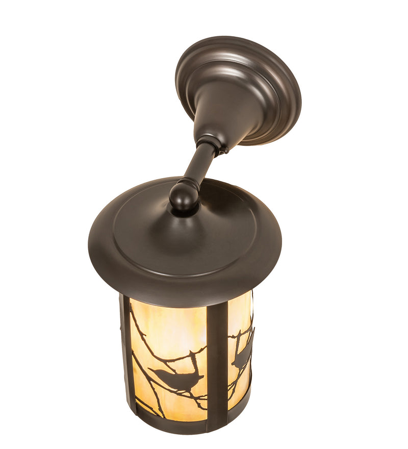 Meyda Tiffany 54279 One Light Wall Sconce, Craftsman Brown