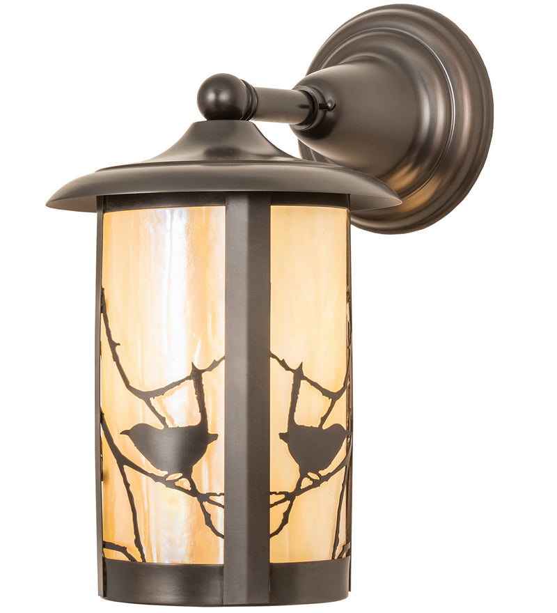 Meyda Tiffany 54279 One Light Wall Sconce, Craftsman Brown