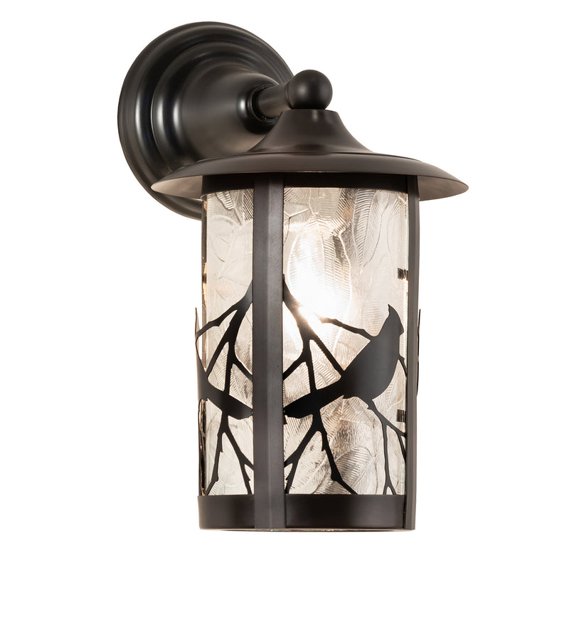 Meyda Tiffany 54298 One Light Wall Sconce, Clear Leaf
