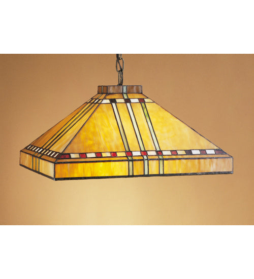 Meyda Tiffany 68301 22"Hanging Flw Prairie Corn, Mahogany Bronze