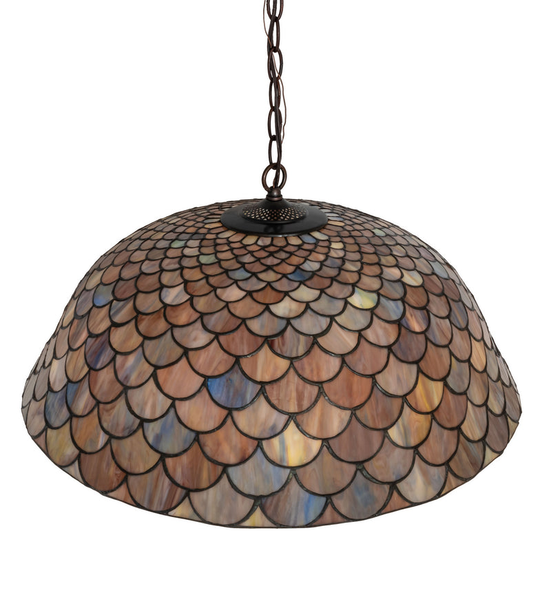 Meyda Tiffany 73157 Nine Light Pendant, Mahogany Bronze