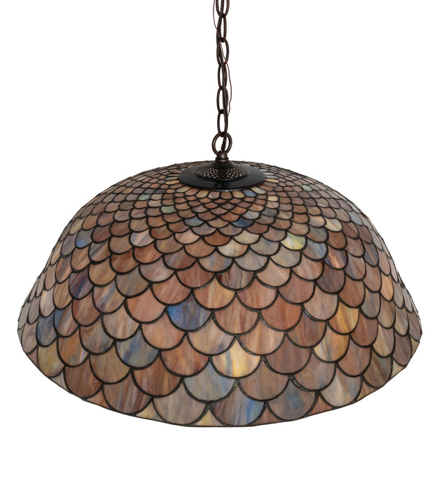 Meyda Tiffany 73157 Nine Light Pendant, Mahogany Bronze