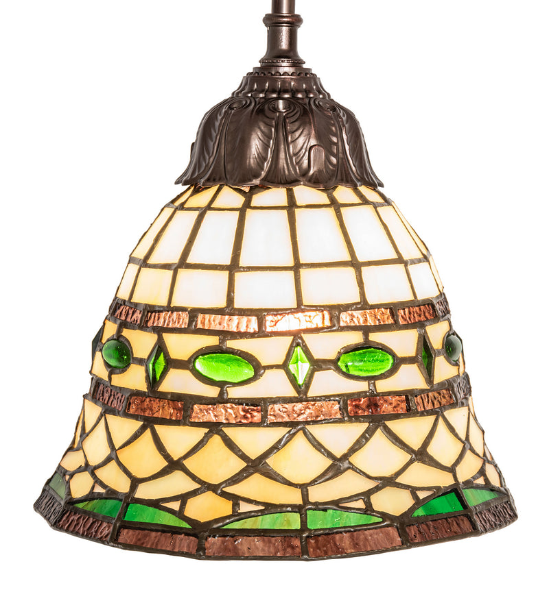 Meyda Tiffany 77557 One Light Pendant, Mahogany Bronze