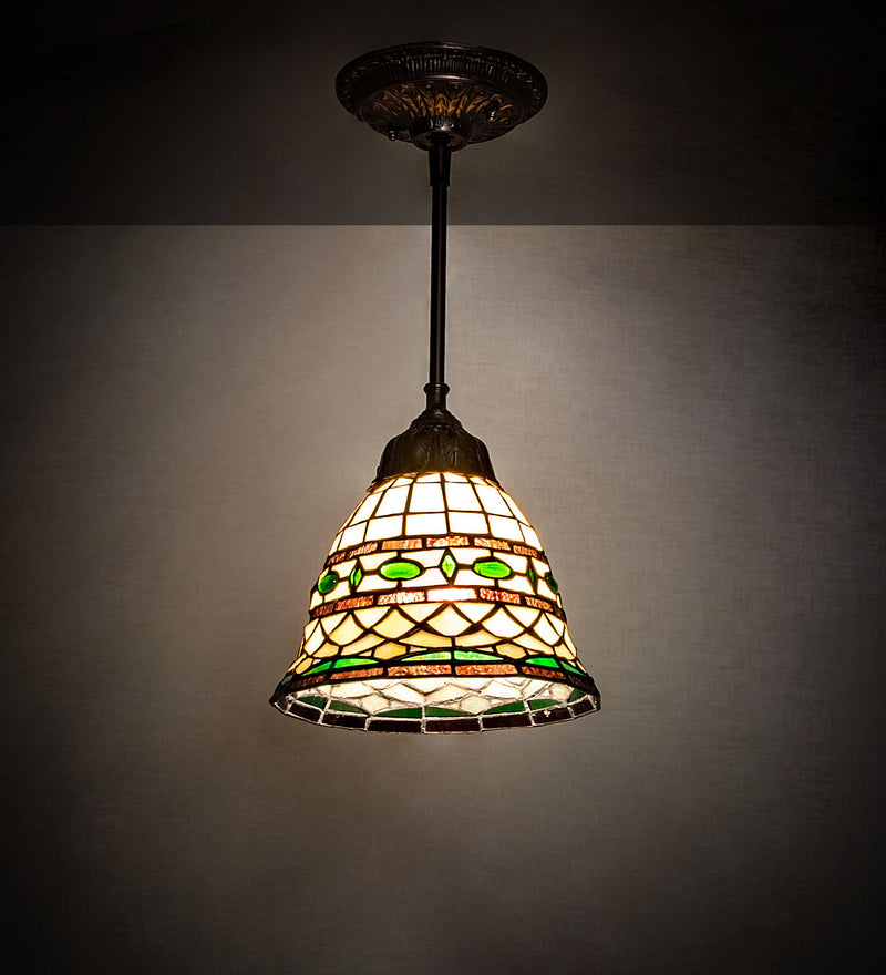 Meyda Tiffany 77557 One Light Pendant, Mahogany Bronze