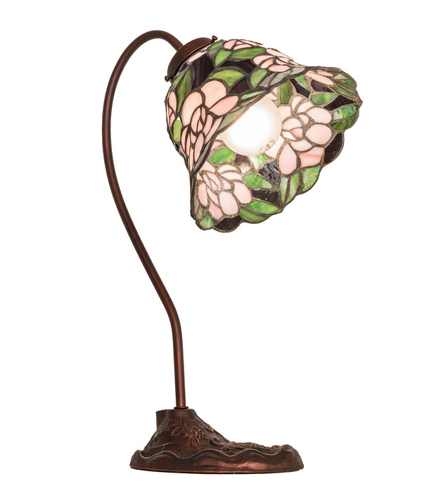Meyda Tiffany 82790 One Light Mini Lamp, Mahogany Bronze