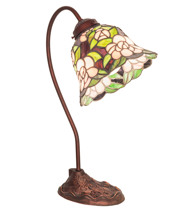Meyda Tiffany 82790 One Light Mini Lamp, Mahogany Bronze