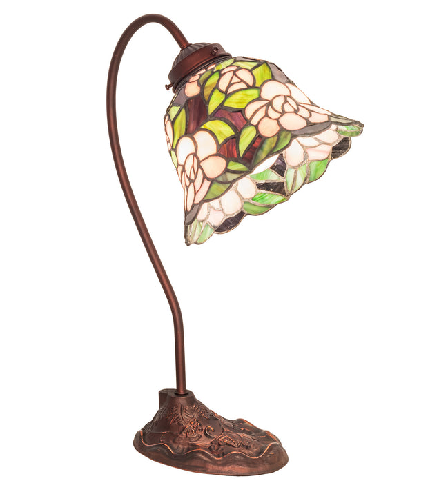 Meyda Tiffany 82790 One Light Mini Lamp, Mahogany Bronze