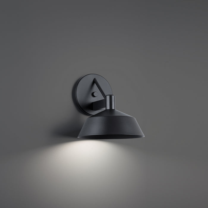 W.A.C. Lighting WS-W77211-BK LED Outdoor Wall Sconce, Black