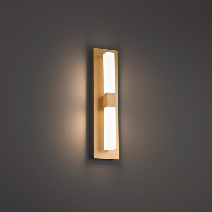 W.A.C. Lighting WS-61216-AB LED Wall Sconce, Aged Brass