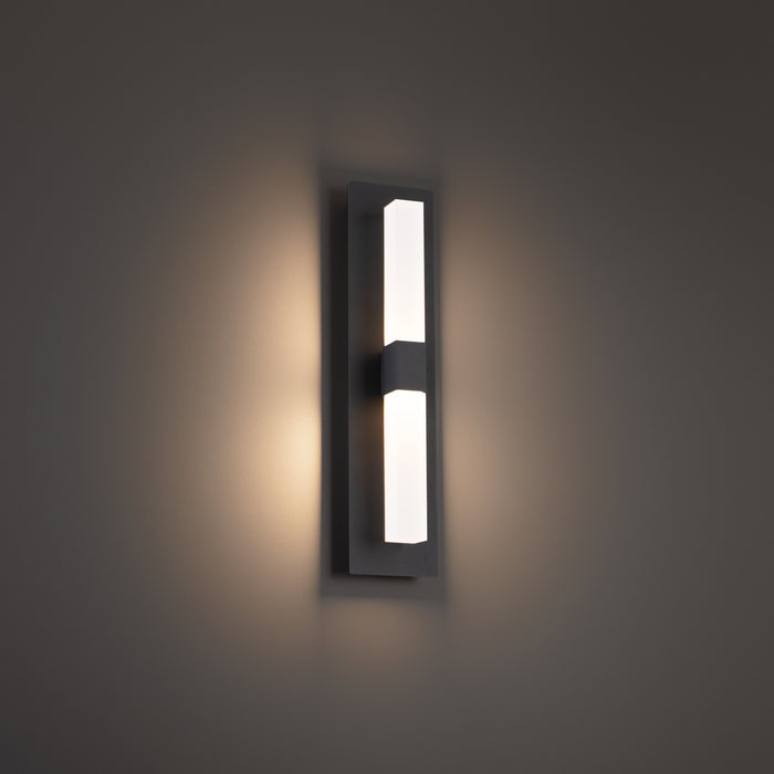 W.A.C. Lighting WS-61216-BK LED Wall Sconce, Black