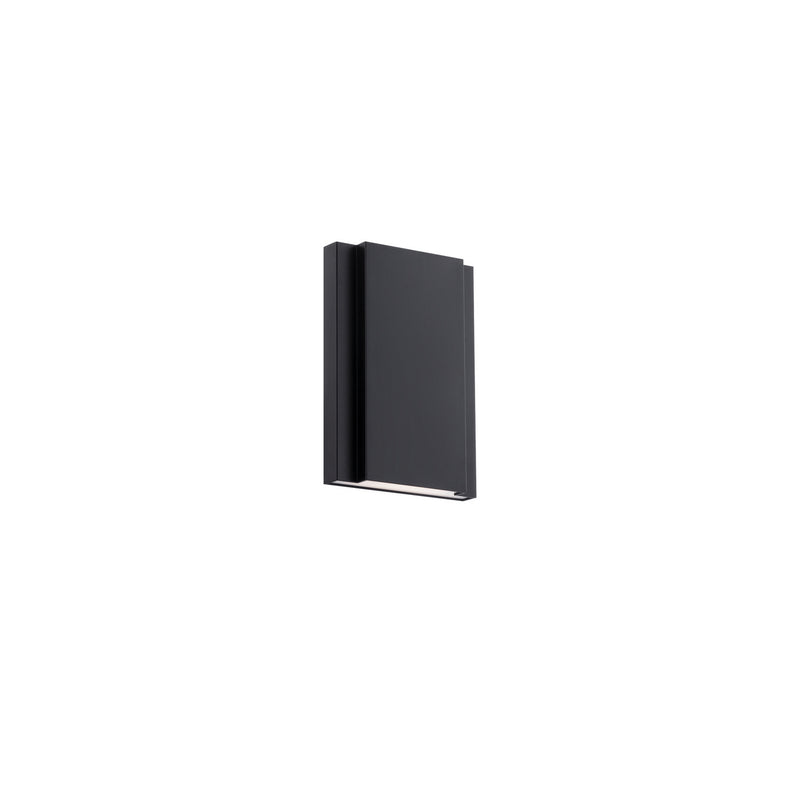 W.A.C. Lighting WS-81208-35-BK LED Wall Sconce, Black
