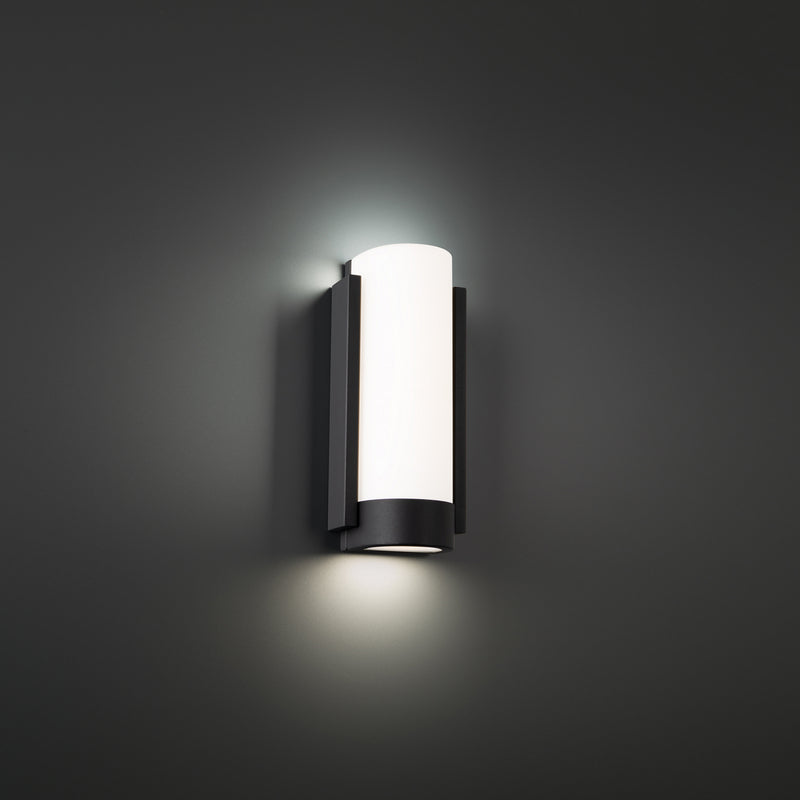 W.A.C. Lighting WS-85212-35-BK LED Wall Sconce, Black