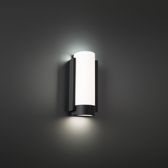 W.A.C. Lighting WS-85212-35-BK LED Wall Sconce, Black