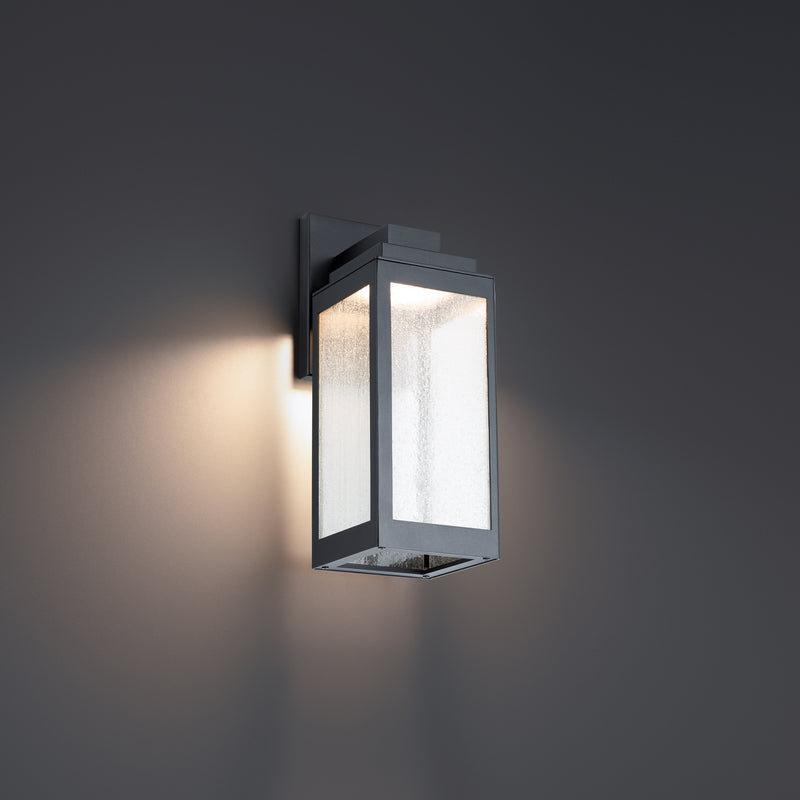 W.A.C. Lighting WS-W17214-BK LED Outdoor Wall Sconce, Black