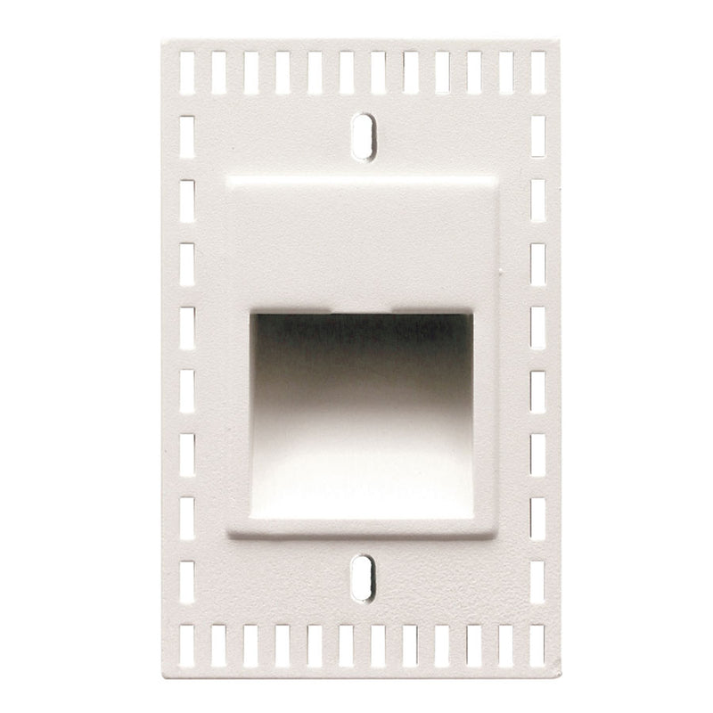 W.A.C. Lighting WL-LED200TR-27-WT LED Step and Wall Light, White On Aluminum