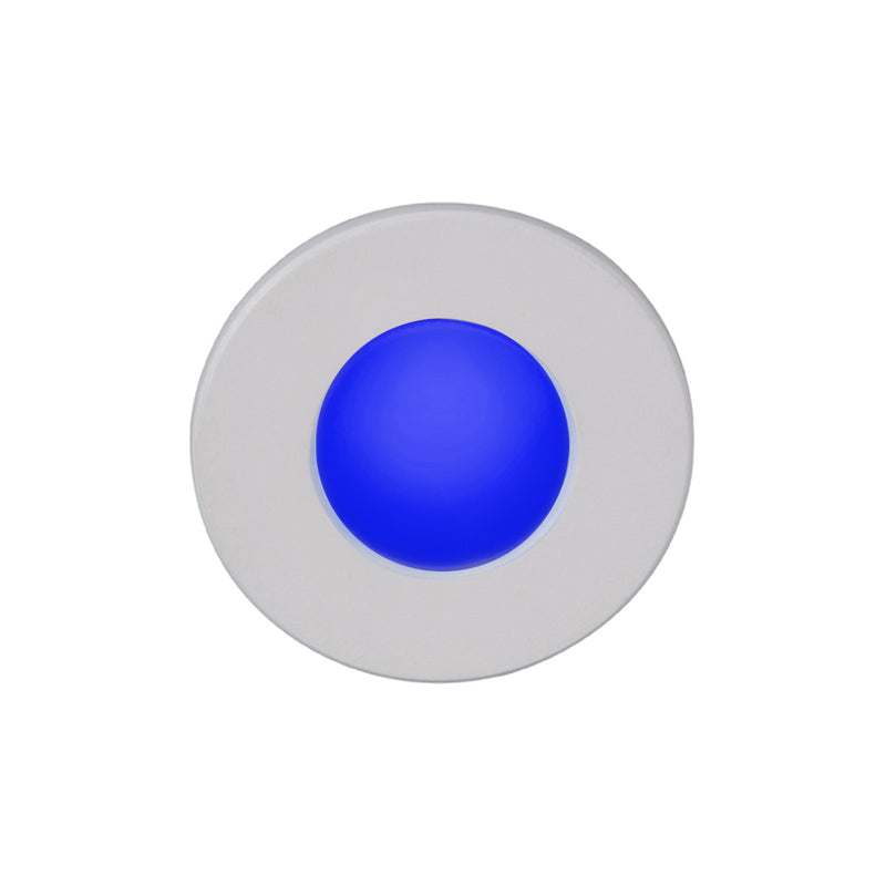W.A.C. Lighting WL-LED310-BL-WT LED Step and Wall Light, White On Aluminum