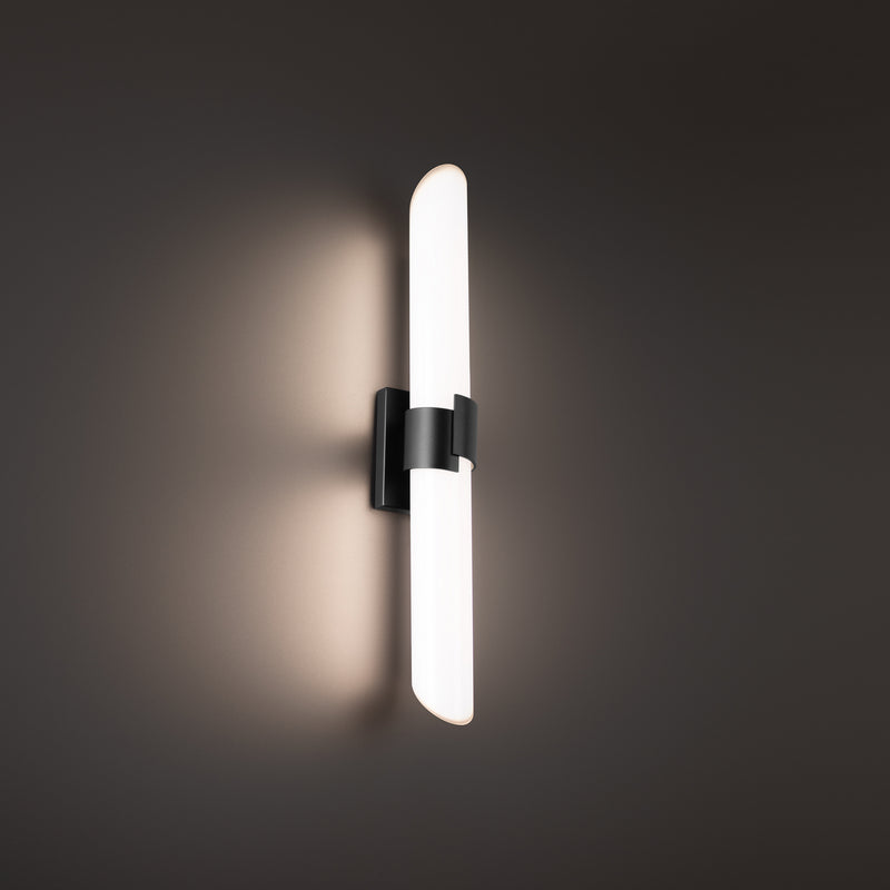 W.A.C. Lighting WS-53223-BK LED Bath, Black