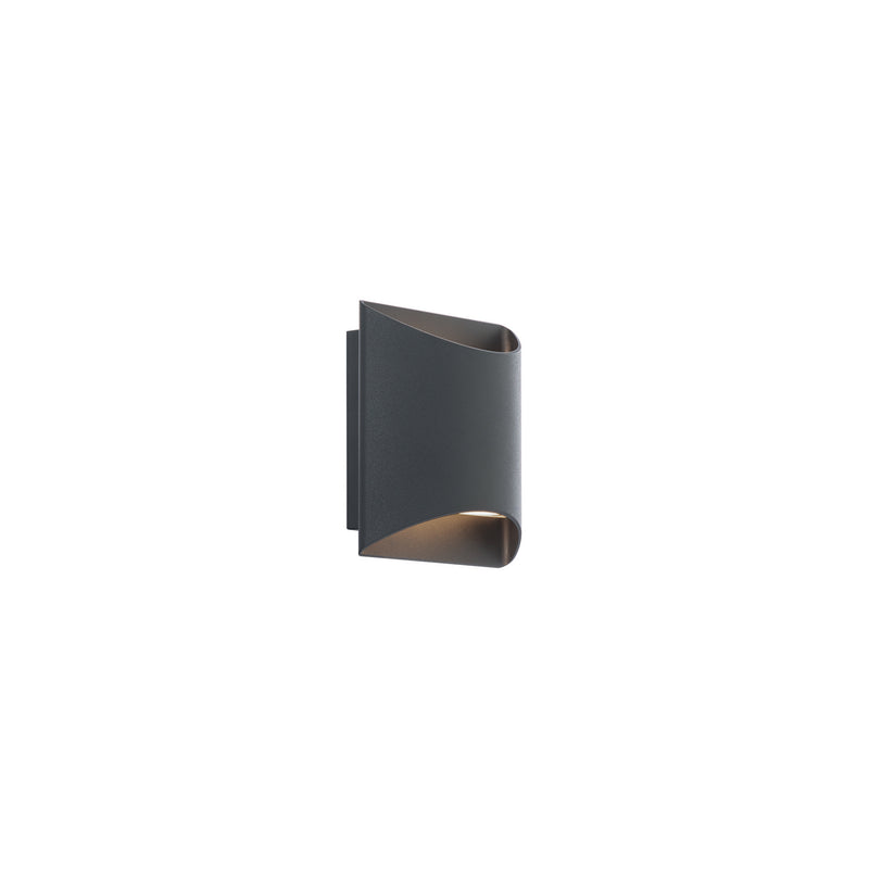 W.A.C. Lighting WS-55206-27-BK LED Wall Sconce, Black