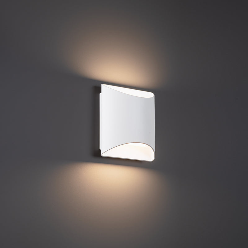 W.A.C. Lighting WS-55206-27-WT LED Wall Sconce, White