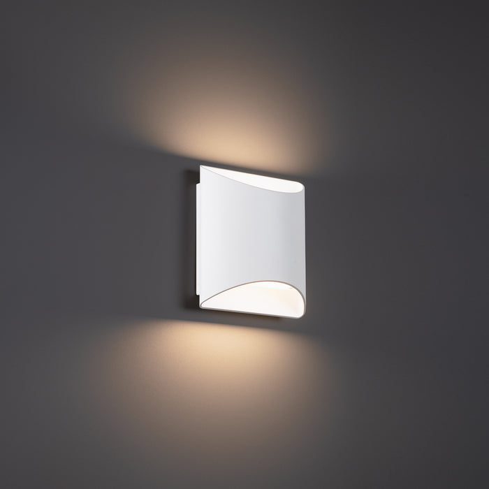 W.A.C. Lighting WS-55206-27-WT LED Wall Sconce, White
