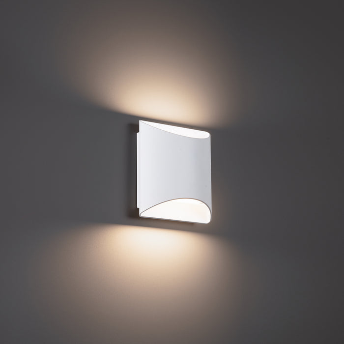 W.A.C. Lighting WS-55206-30-WT LED Wall Sconce, White