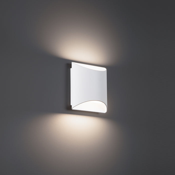 W.A.C. Lighting WS-55206-35-WT LED Wall Sconce, White
