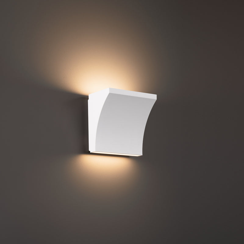 W.A.C. Lighting WS-57205-27-WT LED Wall Sconce, White