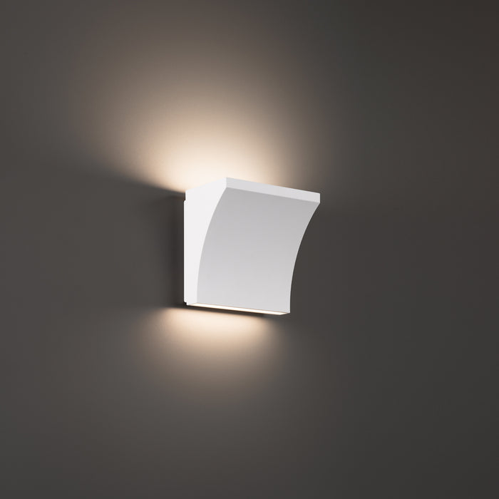 W.A.C. Lighting WS-57205-35-WT LED Wall Sconce, White