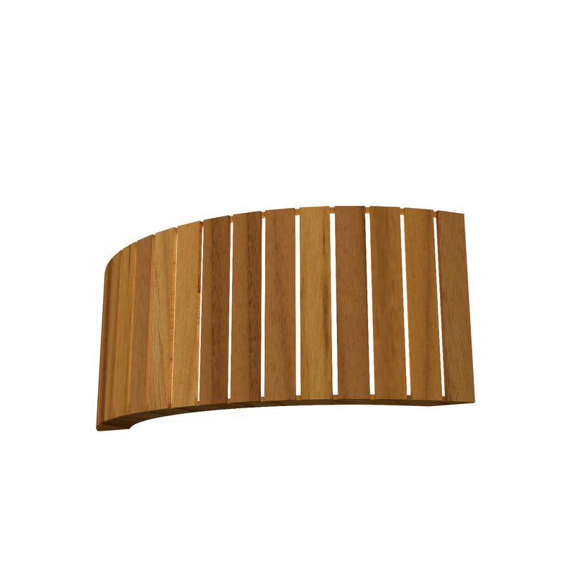 Accord Lighting 4039.12 Two Light Wall Lamp, Teak