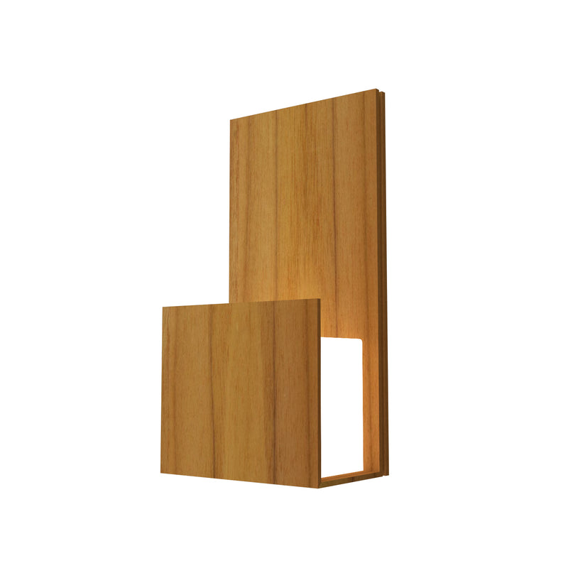 Accord Lighting 4068.12 One Light Wall Lamp, Teak